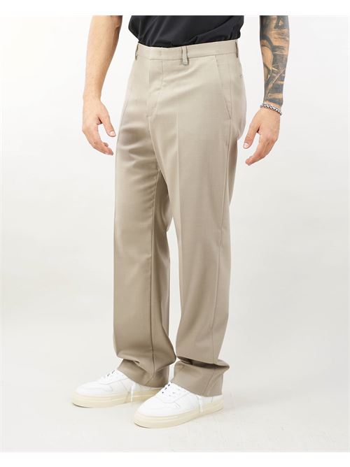 Pantalone in misto lana vergine con fondo ampio I'm Brian I'M BRIAN | Pantalone | PA3090152